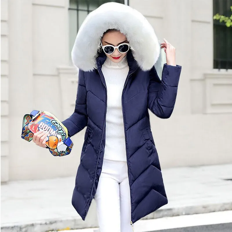 Detachable Fake Fur Winter Jacket