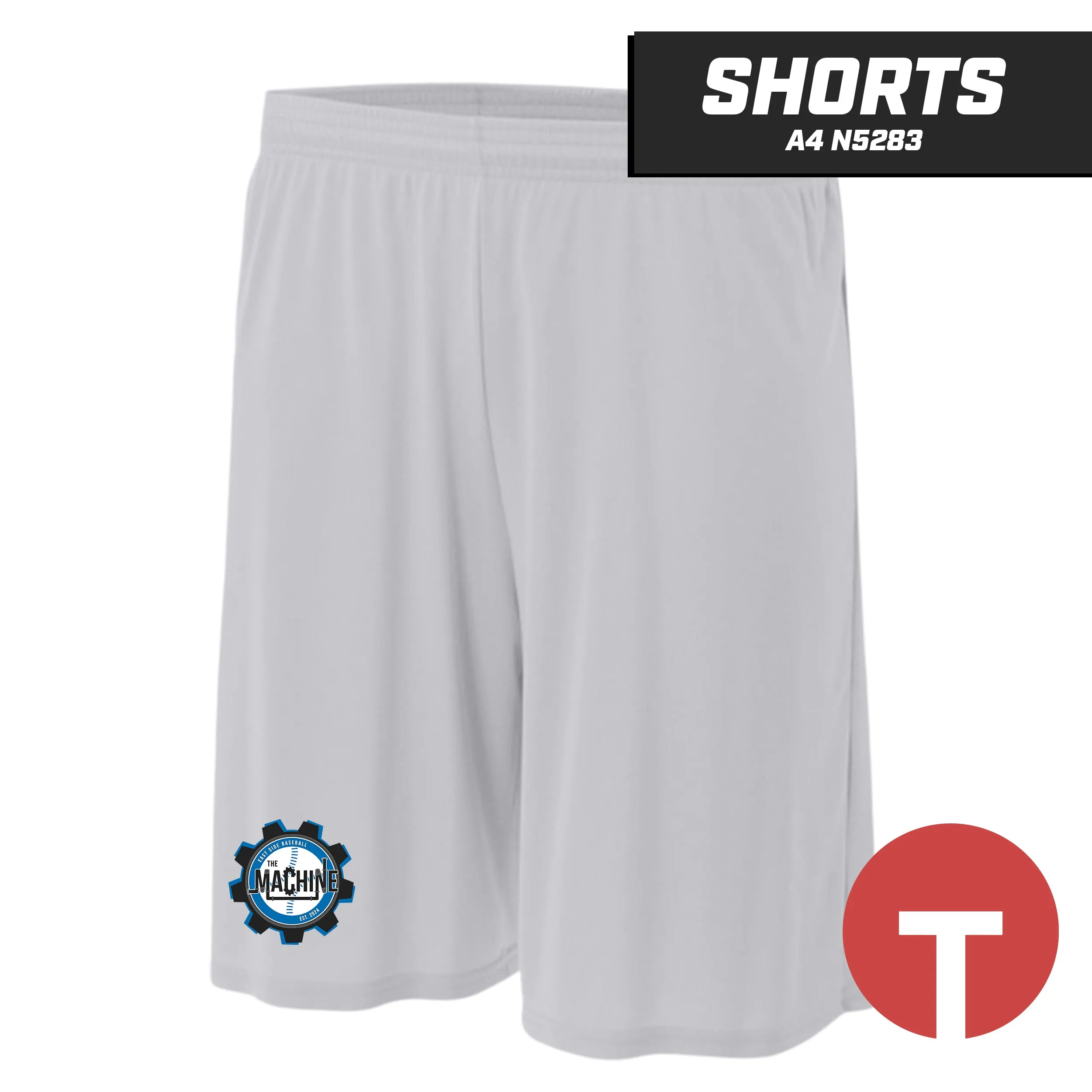 East Side Machine Baseball - Short A4 Apparel N5283