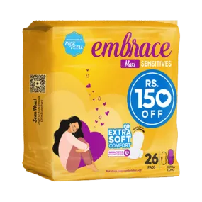 EMBRACE MAXI SENSITIVE EXTRA LONG 26 PADS