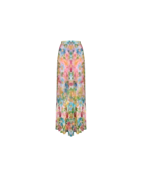 EMELIE PLEAT SKIRT LOLLY FLORAL