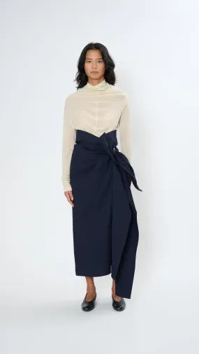 Enclothe Skirt in Midnight Navy