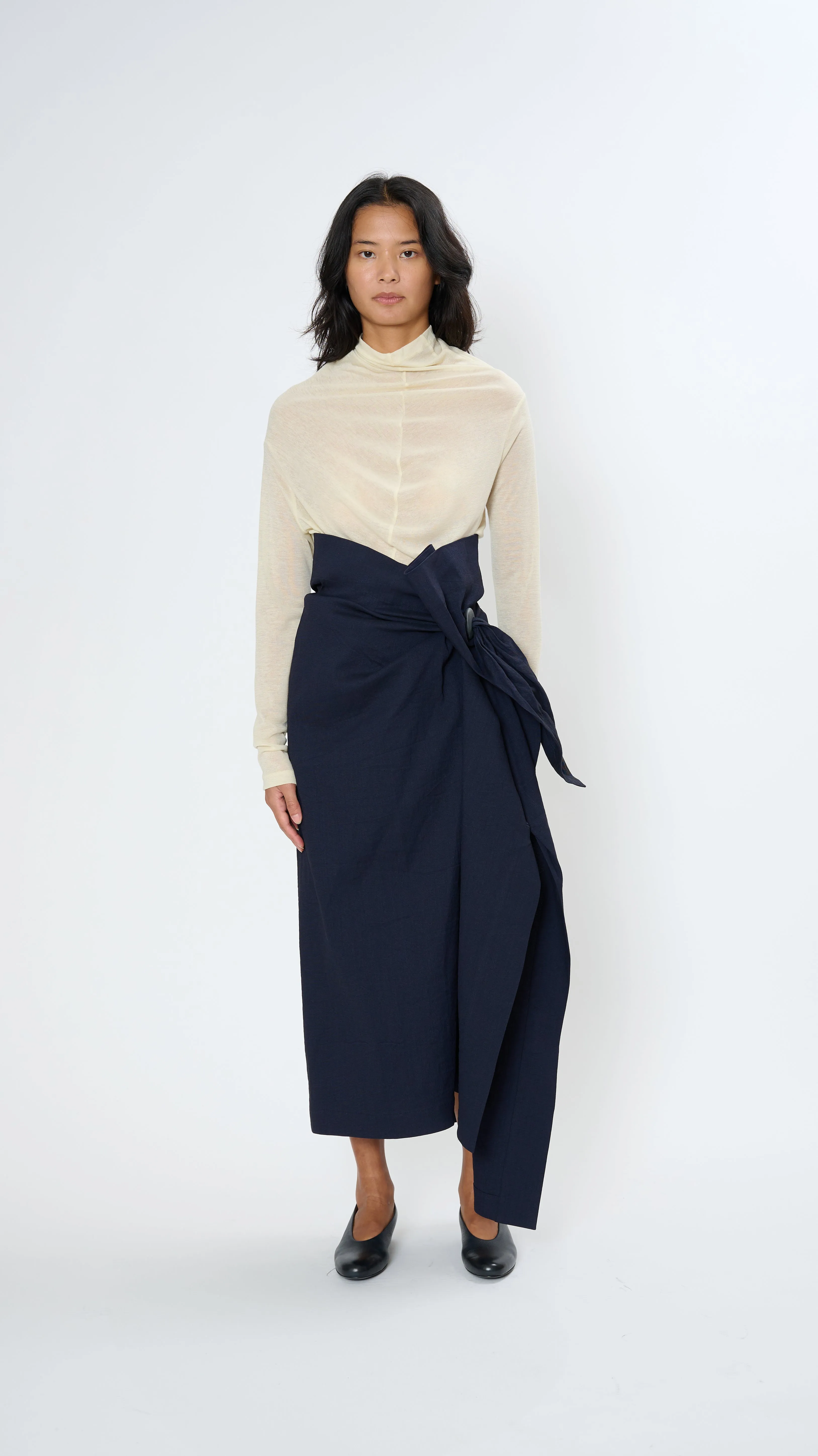 Enclothe Skirt in Midnight Navy
