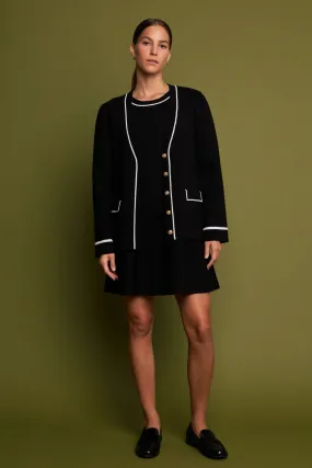 English Factory - Knit Contrast Cardigan