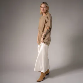 Essentials - Oversized Tee - Camel Gold