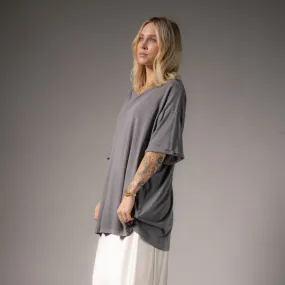 Essentials - Oversized Tee - Gravity Grey