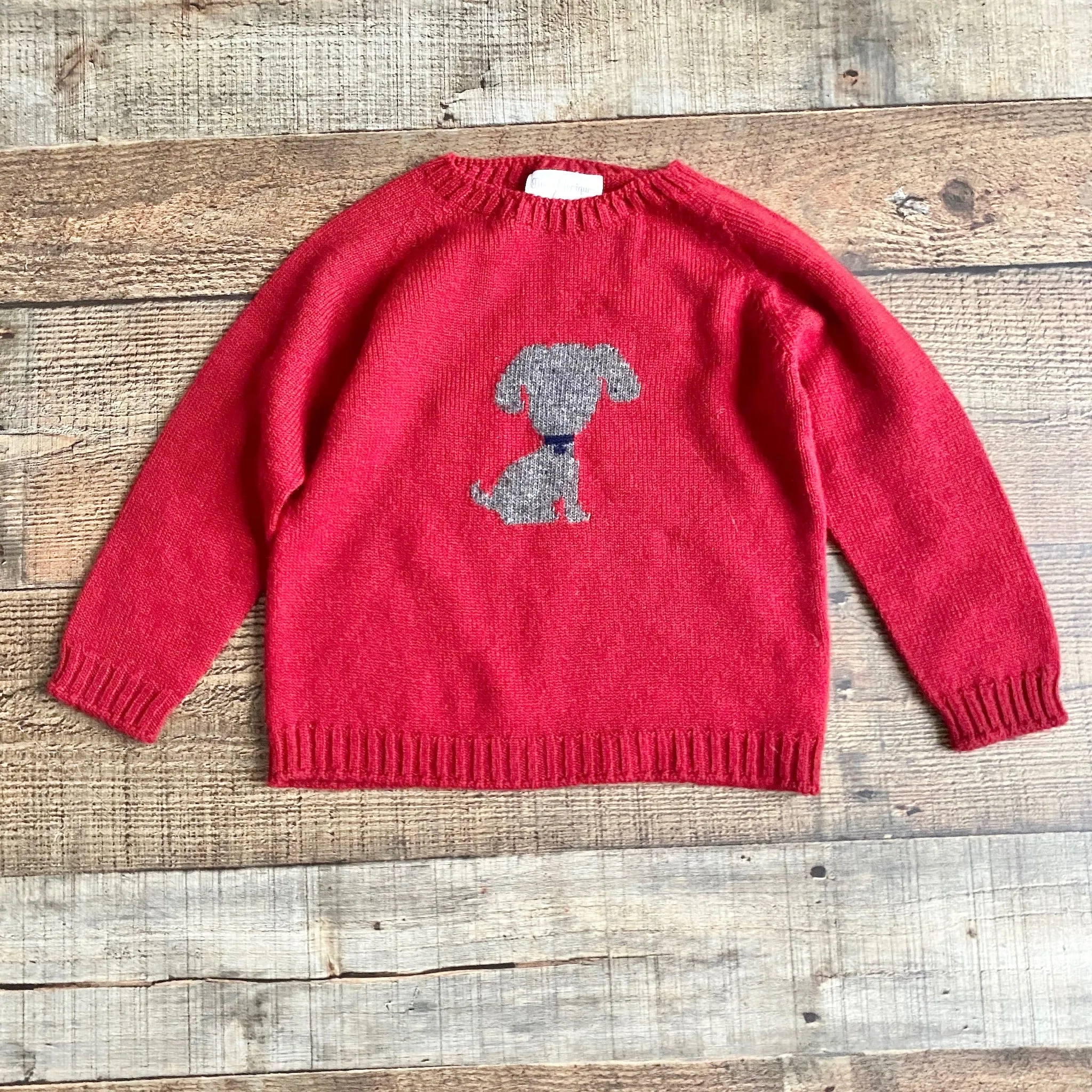 Fina Ejerique Red Knit Sweater- Size 4