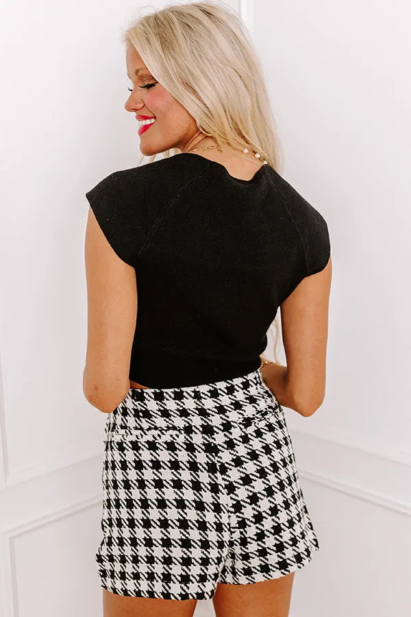 Football Knit Crop Top