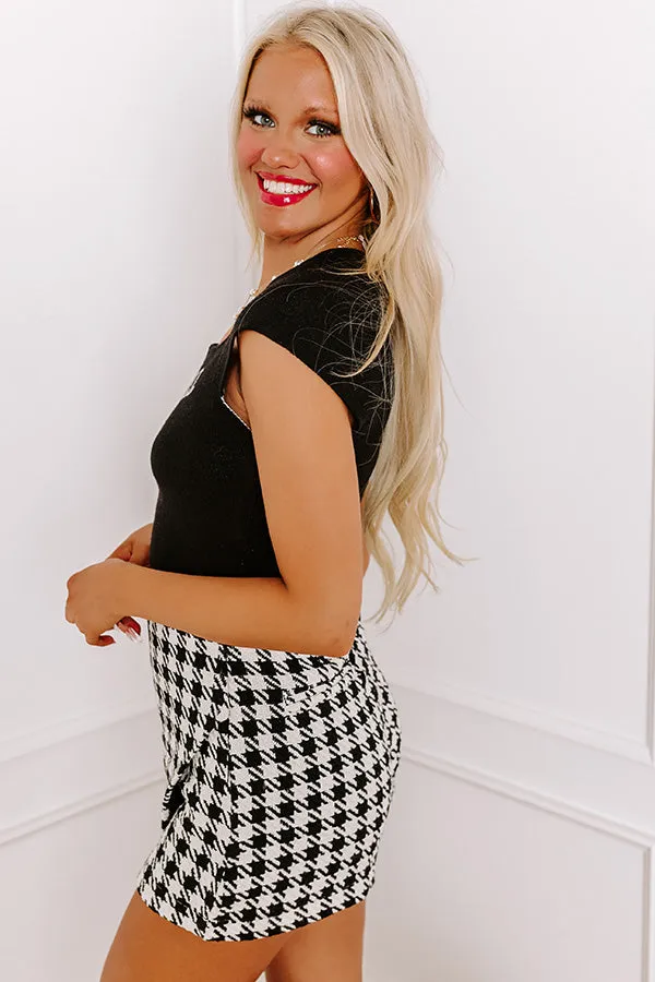 Football Knit Crop Top