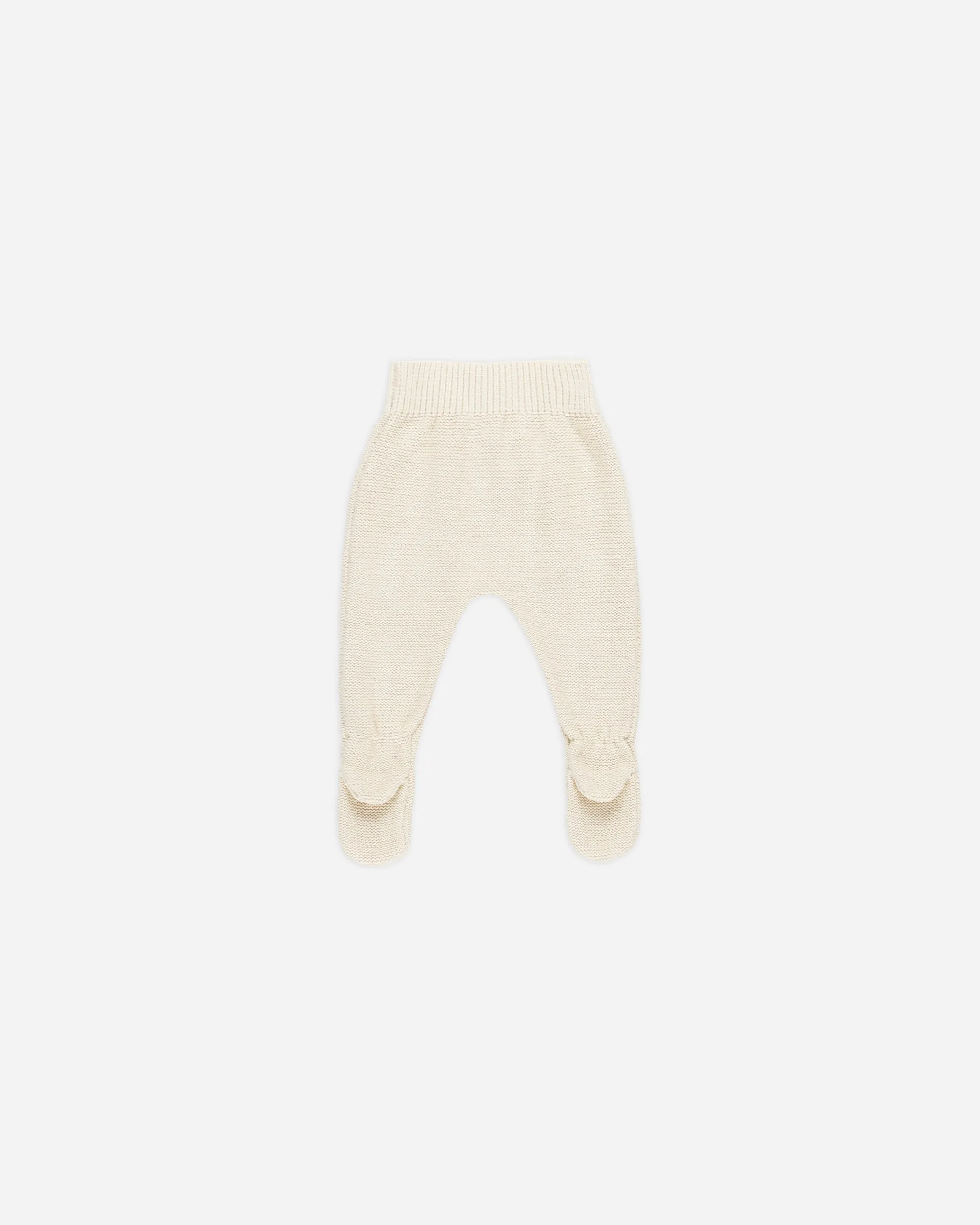Footed Knit Pant || Natural