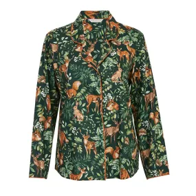 Forrest Women's Woodland Print Pyjama Top