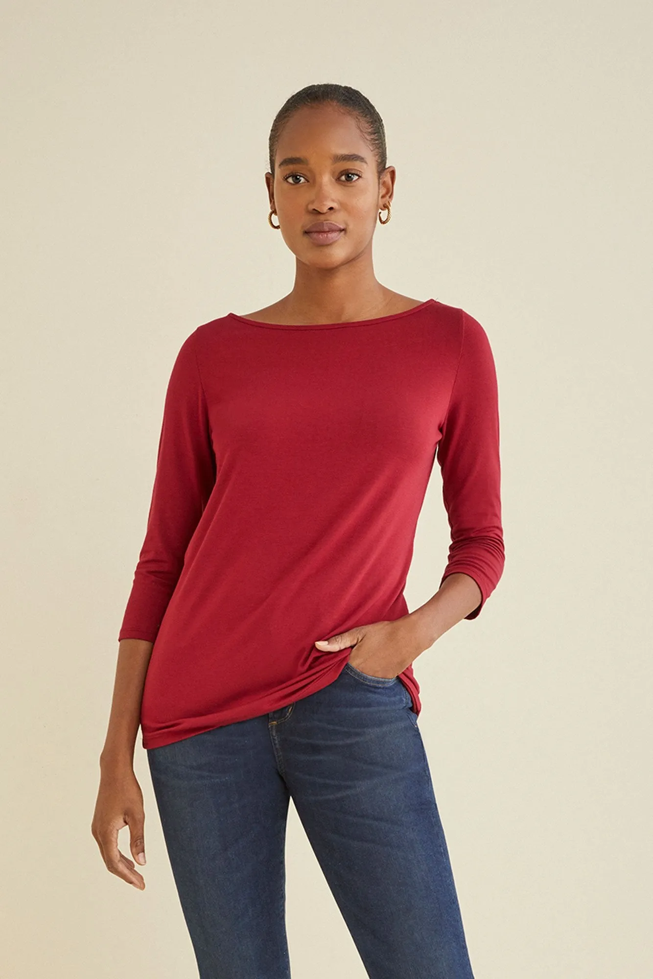 Francoise 3/4 Sleeve Tee