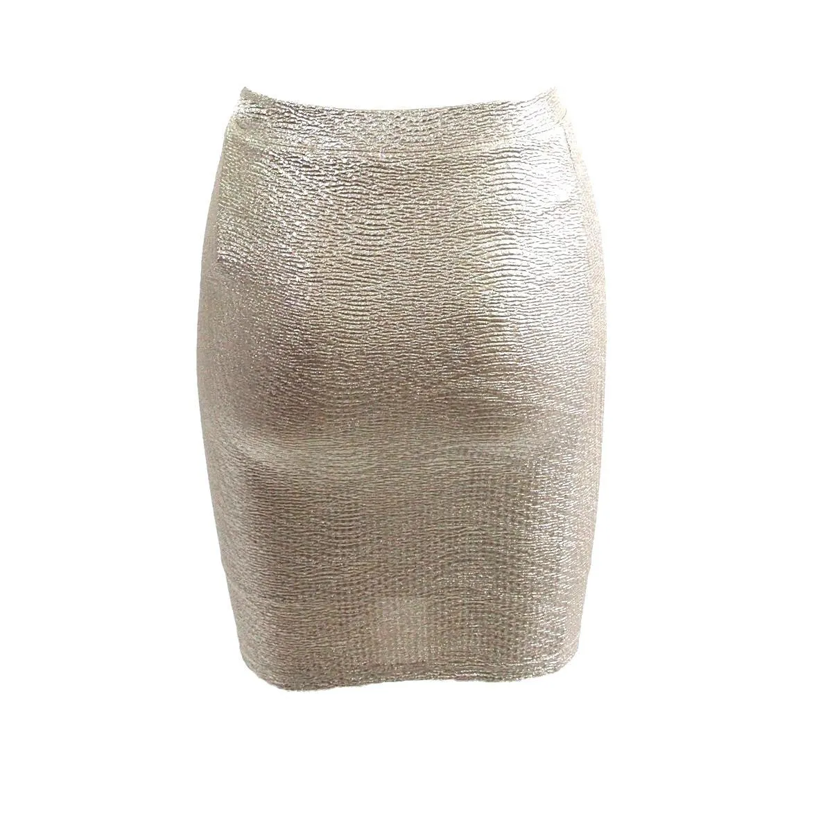 Glitter Gold Mini Skirt