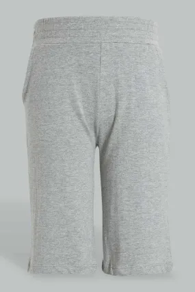 Grey West Coast Culottes Jogger For Senior Girls