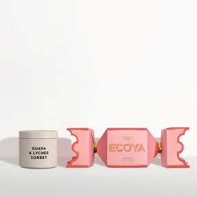 Guava & Lychee Sorbet | Tin Candle Bon Bon | Holiday Collection