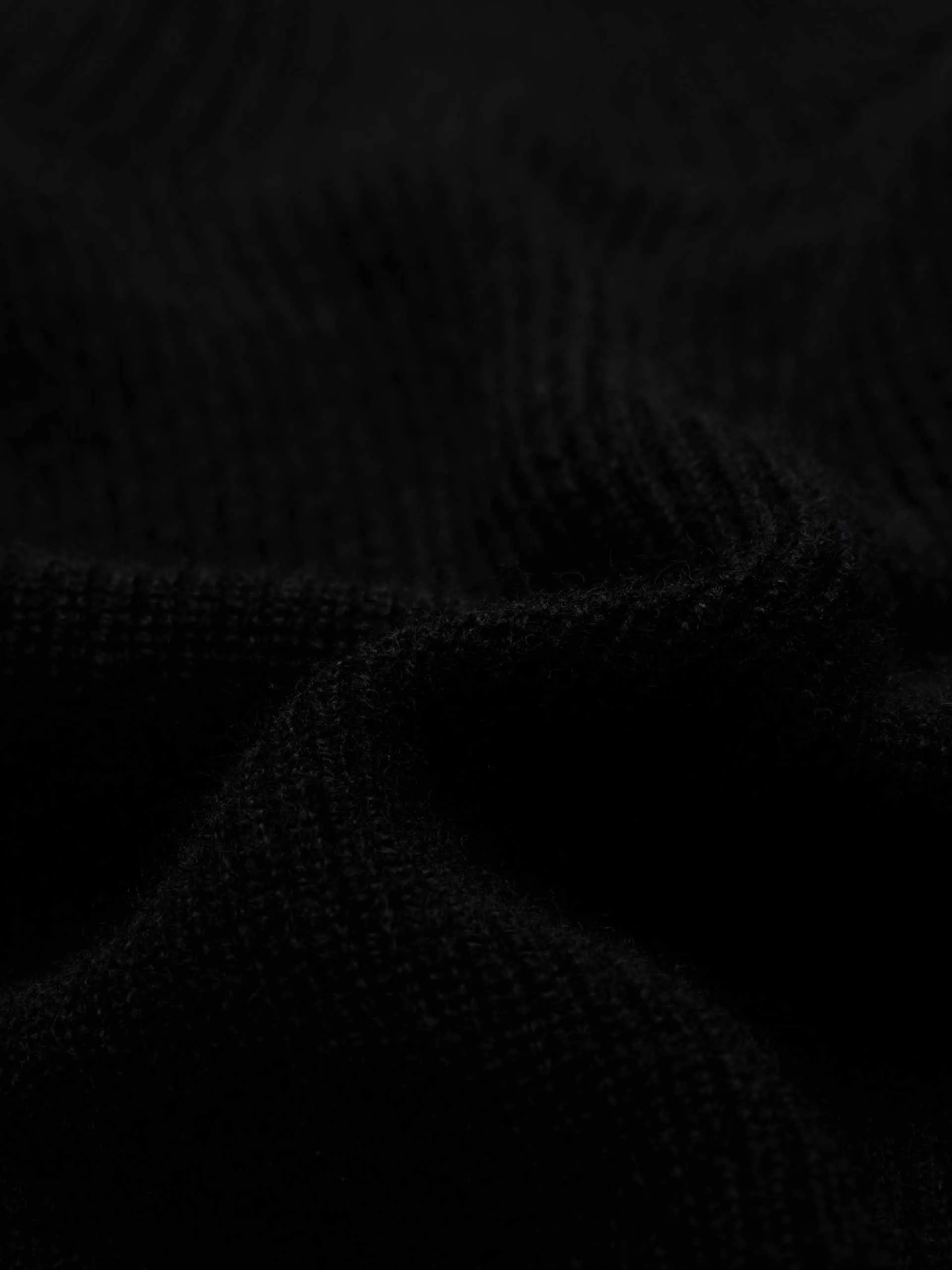 Half Button Wool Knit Top