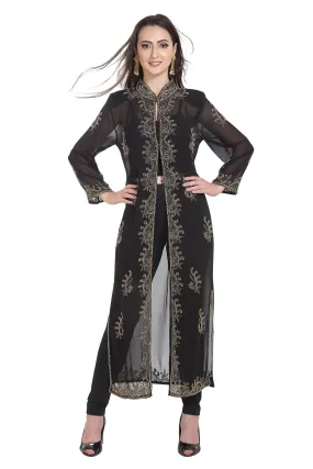 HandMade Cardigan Golden Sequins Embellishments