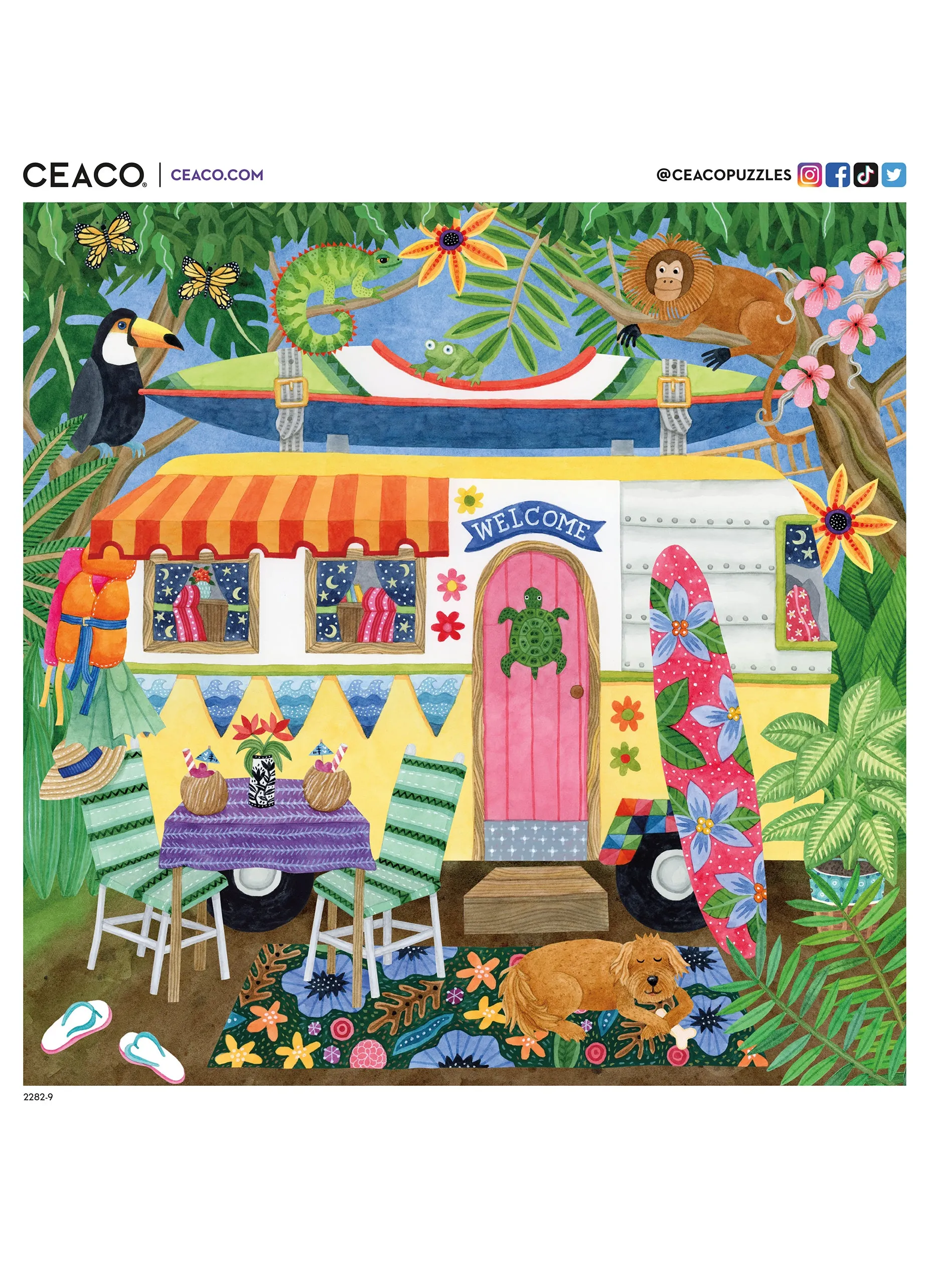 Happy Camper - Costa Rica - 300 Piece Puzzle