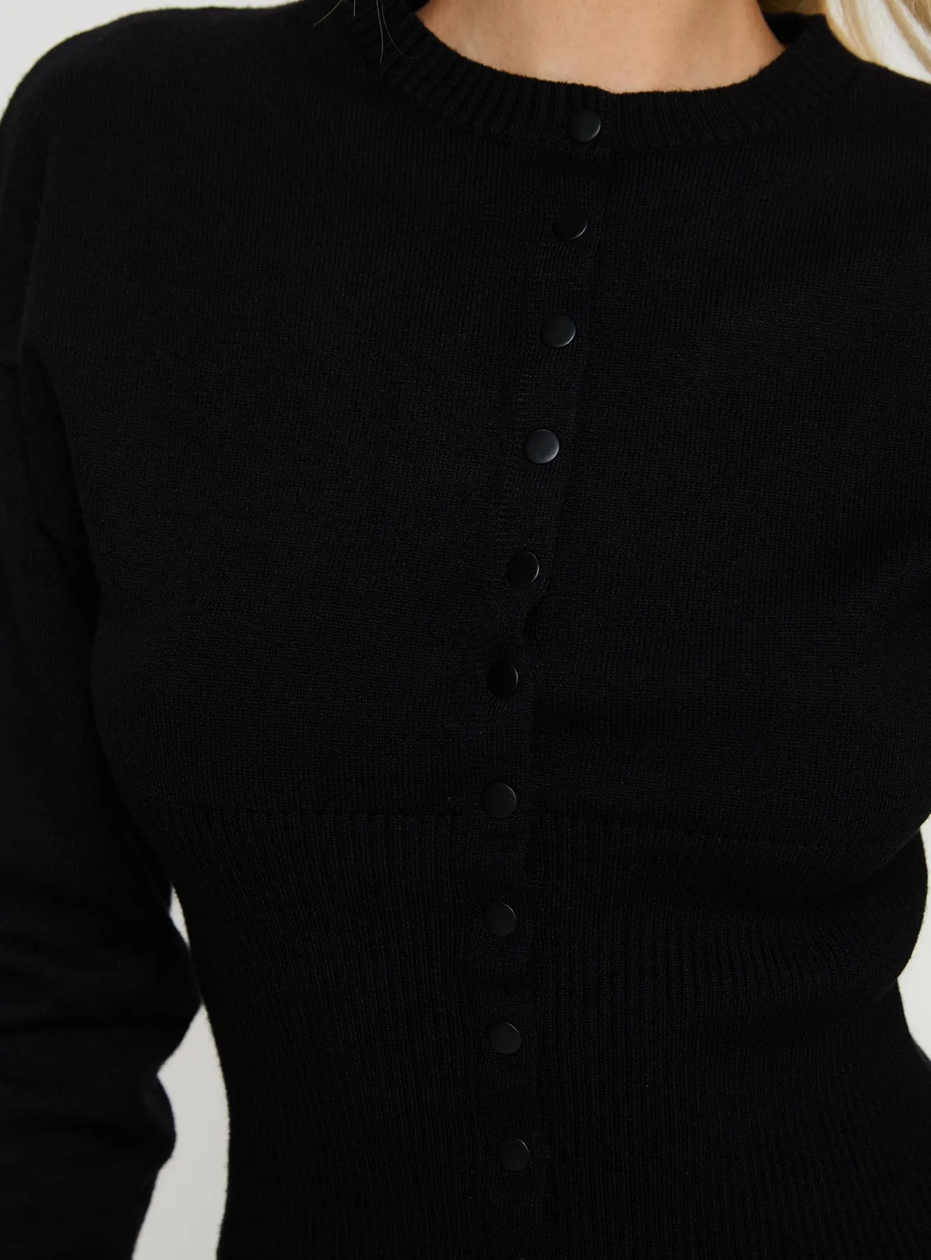 Head In The Clouds Cardigan Onyx