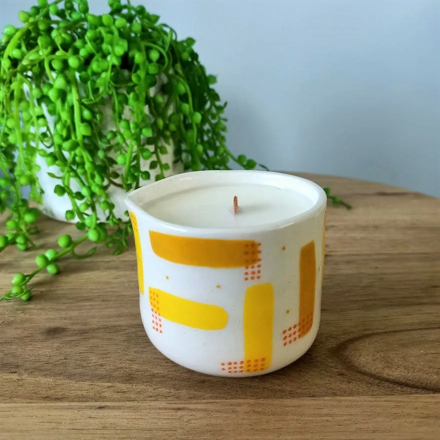 Hit The Spot Mustard/Yellow Massage Candle