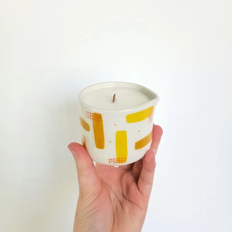 Hit The Spot Mustard/Yellow Massage Candle