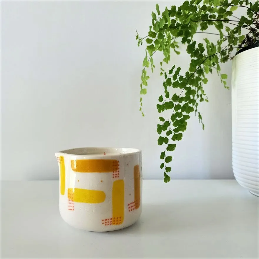Hit The Spot Mustard/Yellow Massage Candle