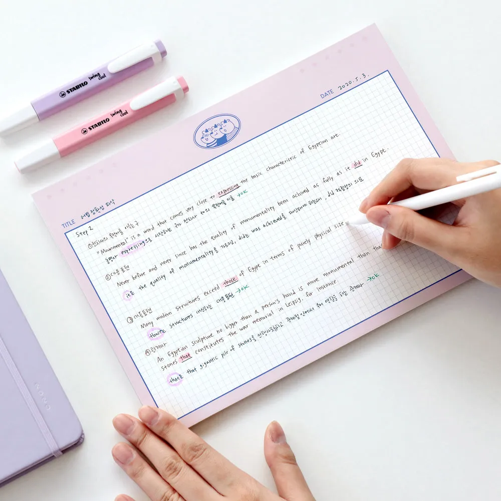 Iconic Wide B5 Buddy Notepad