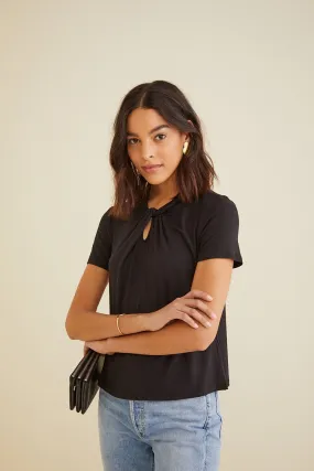 Inna Twist Neck Top