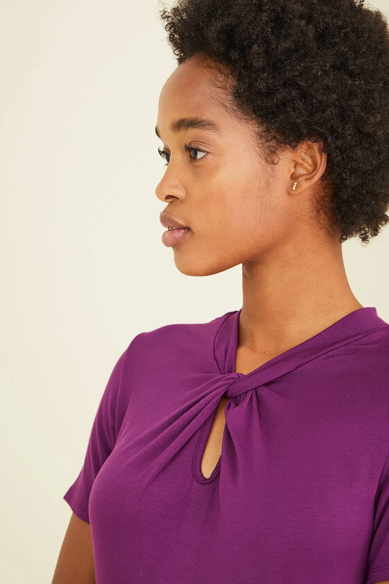 Inna Twist Neck Top