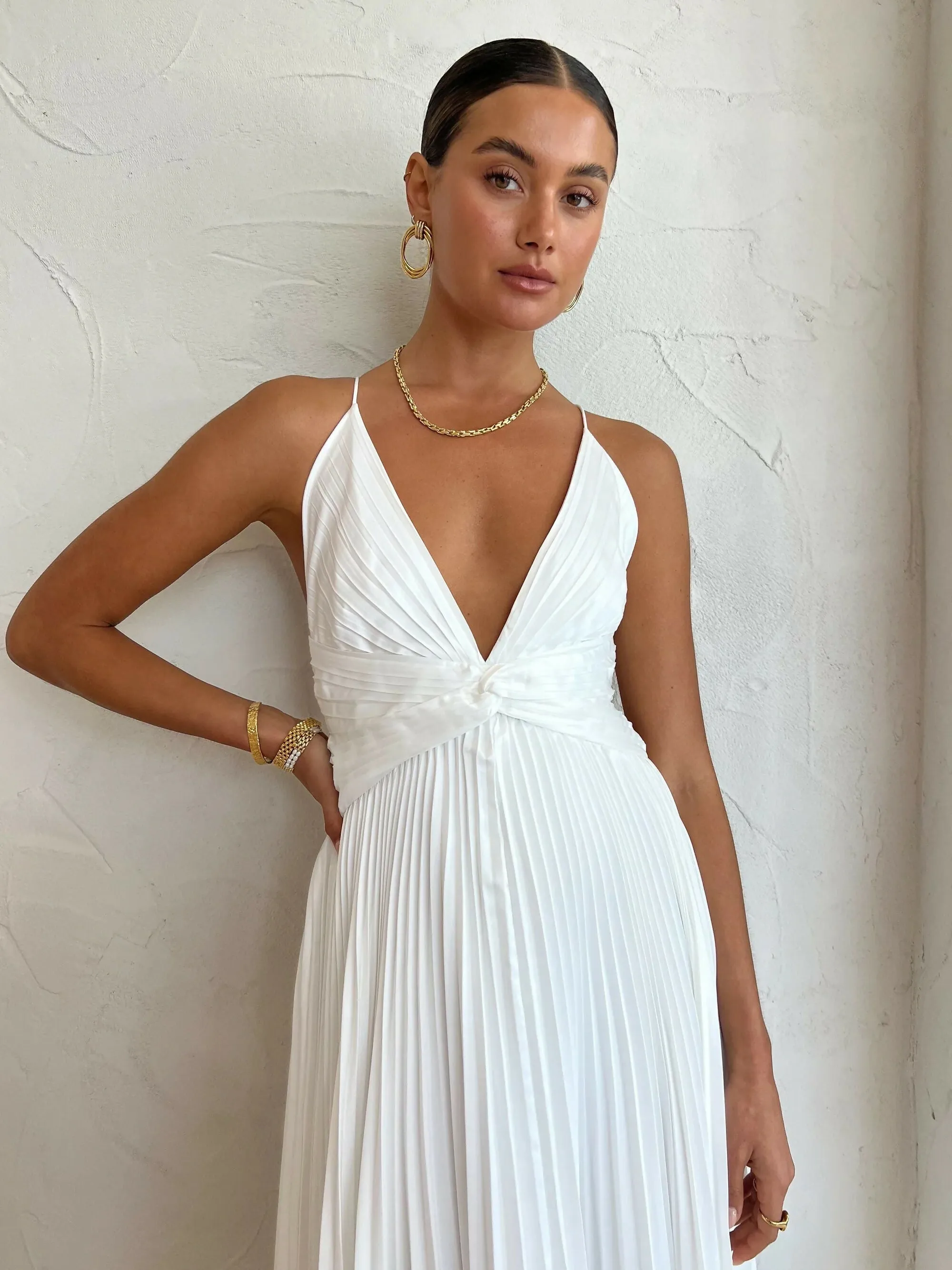 Issy Orla Dress in White