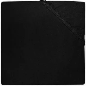 Jollein Fitted Sheet Jersey Play Pen 75x95cm | Black