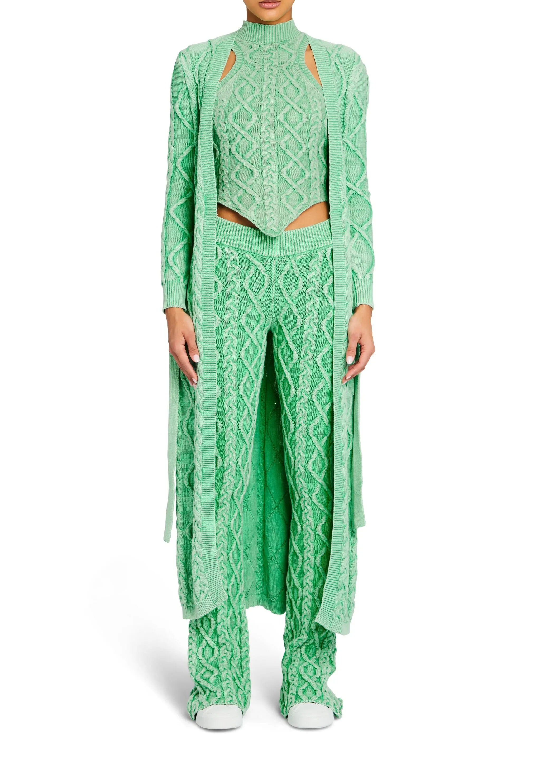 Josefina Cable Knit Cardigan