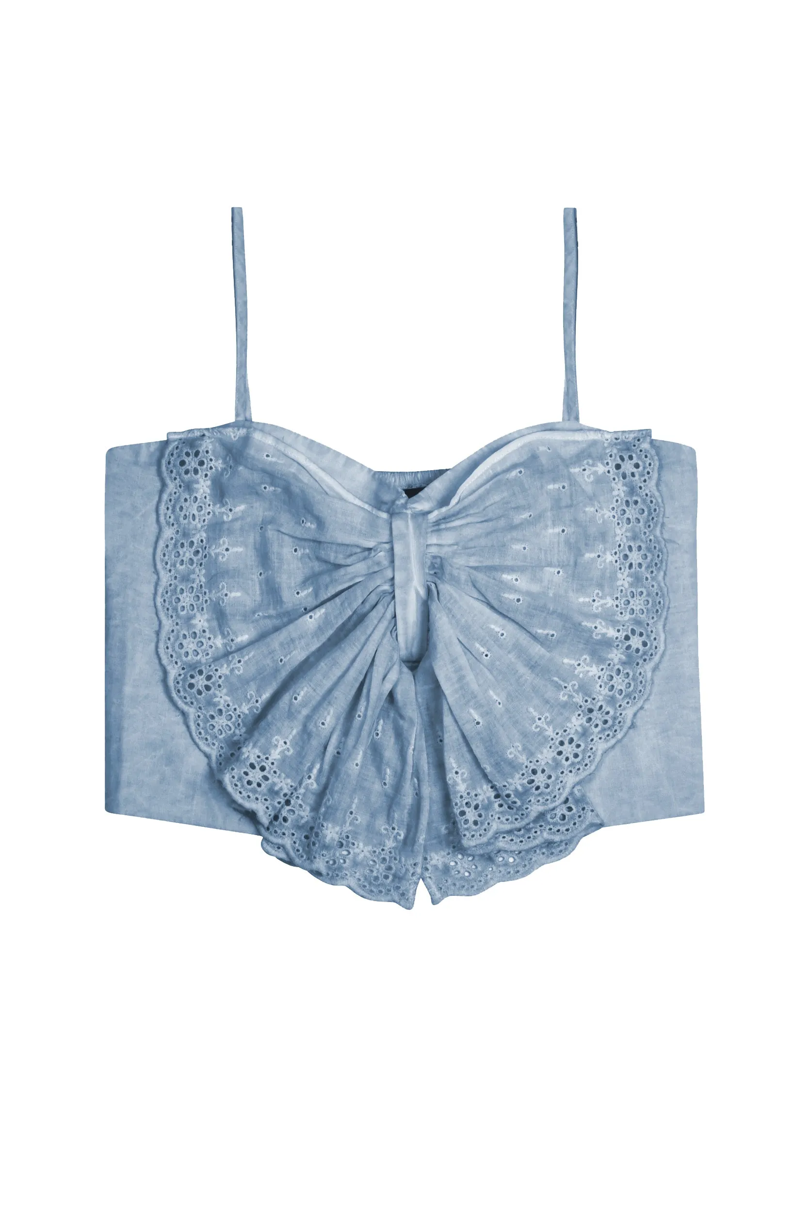 JUNIOR MIA STONEWASH TOP- FINAL SALE