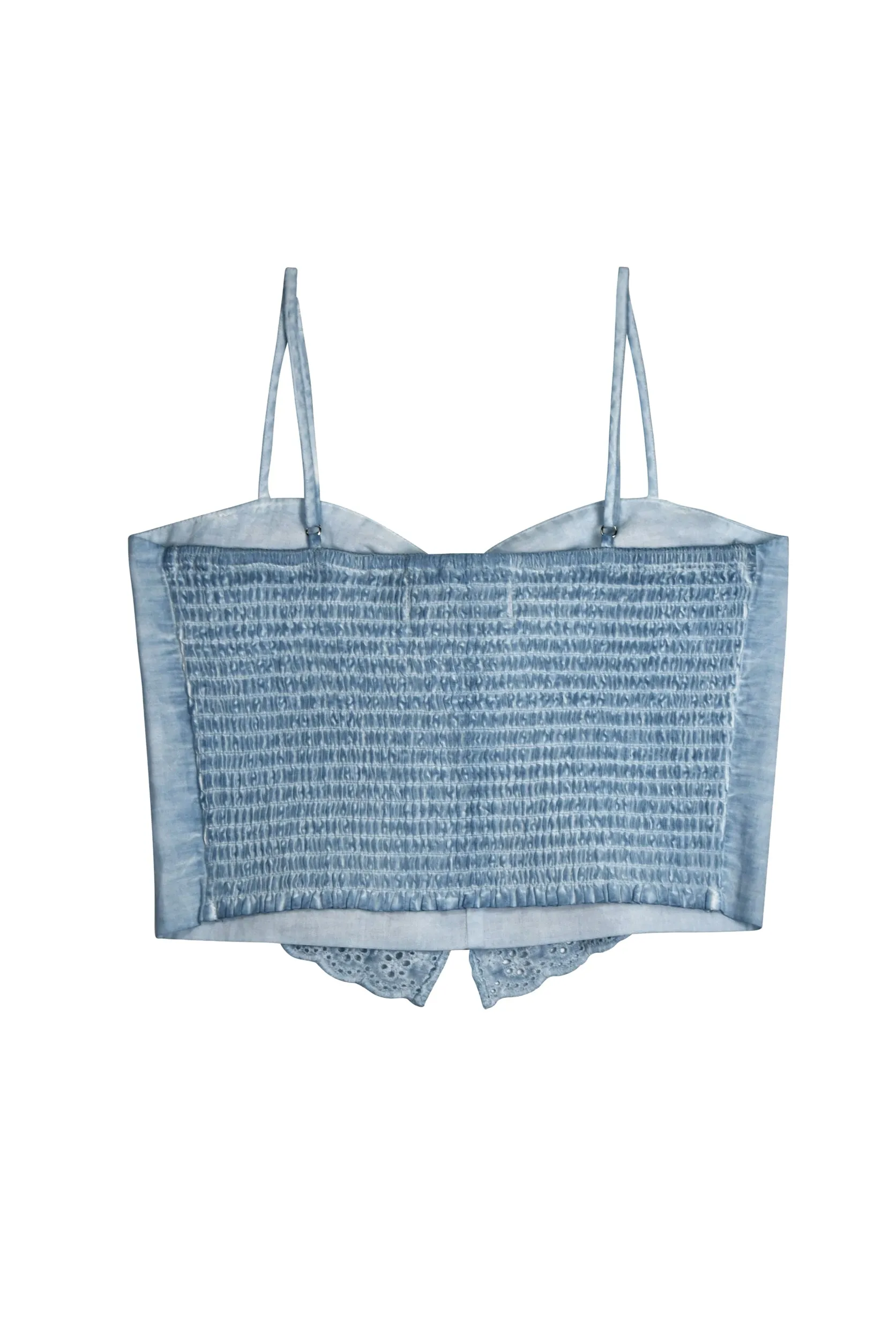 JUNIOR MIA STONEWASH TOP- FINAL SALE