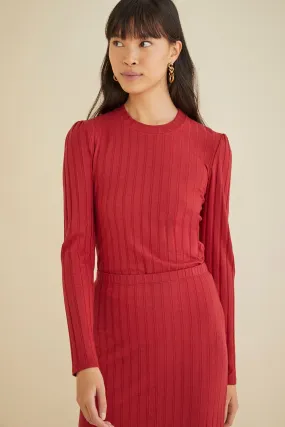 Keanne Ribbed Top