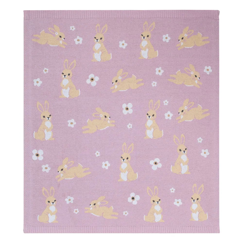Living Textiles Whimsical Blanket - Bunny