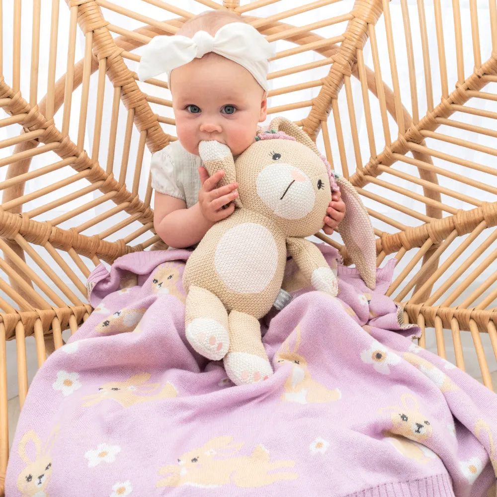 Living Textiles Whimsical Blanket - Bunny