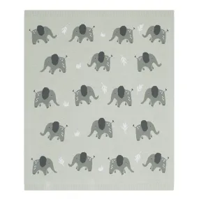 Living Textiles Whimsical Blanket - Elephant
