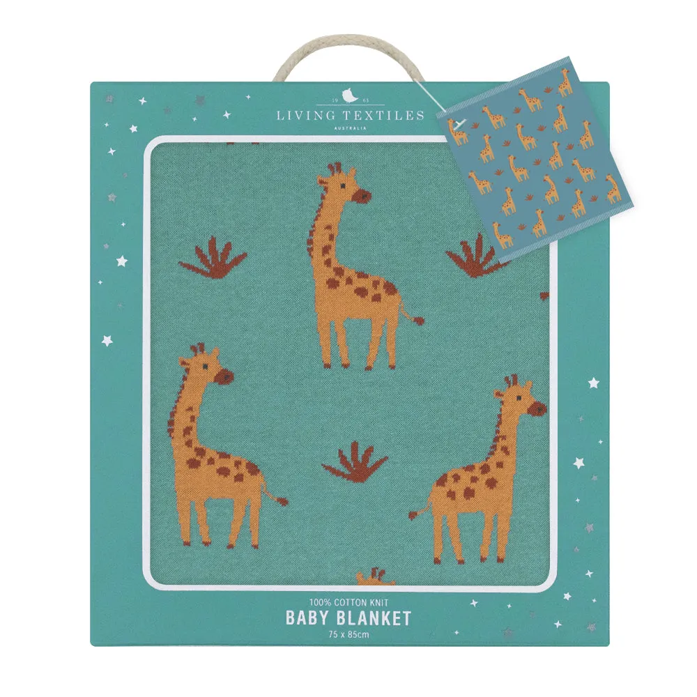 Living Textiles Whimsical Blanket - Giraffe