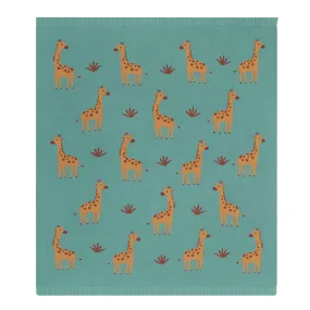 Living Textiles Whimsical Blanket - Giraffe