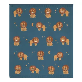 Living Textiles Whimsical Blanket - Lion