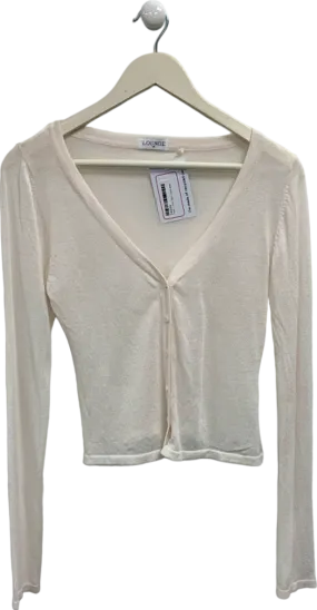Lounge Cream Cardigan UK M