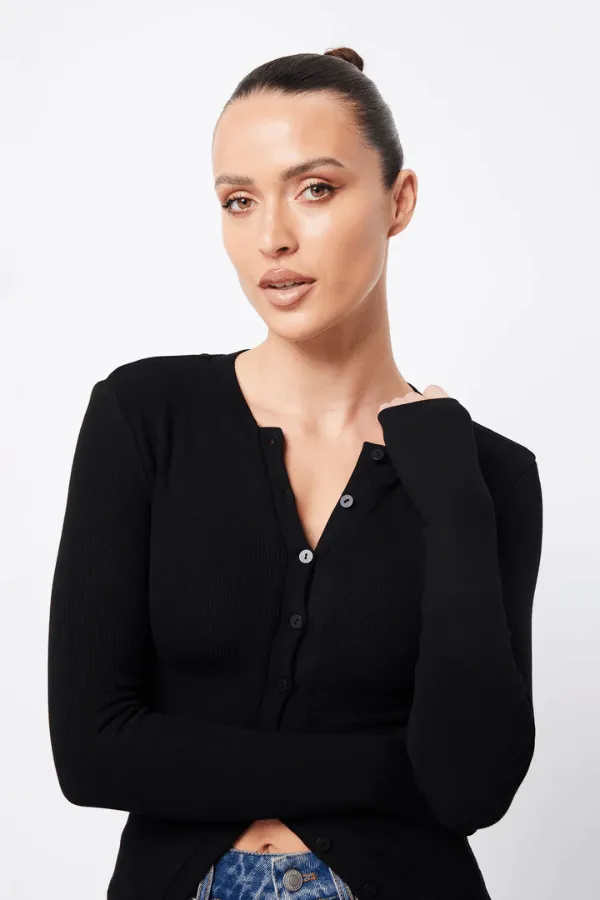 Lyon Cardigan Black