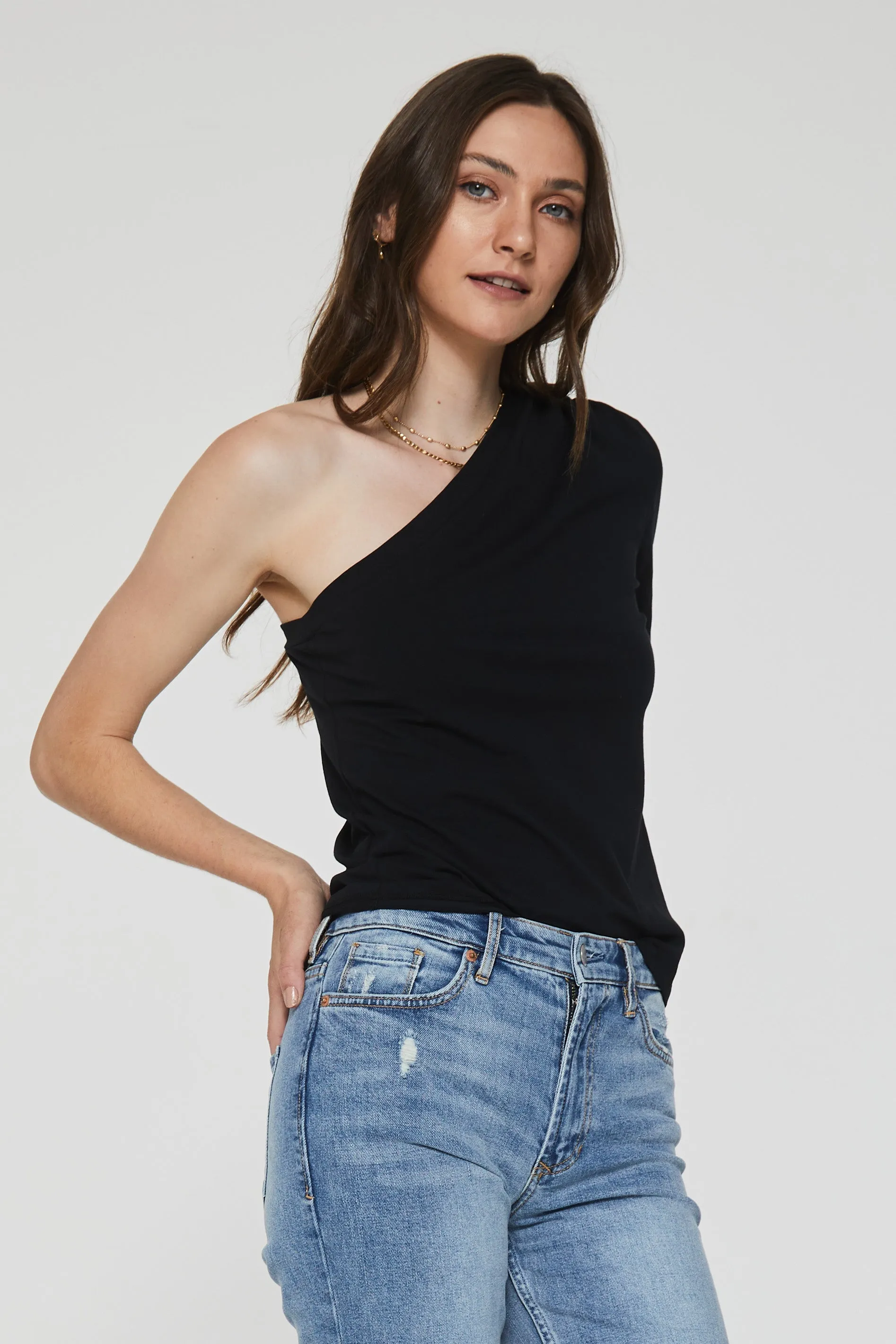 Lyon One Shoulder Top
