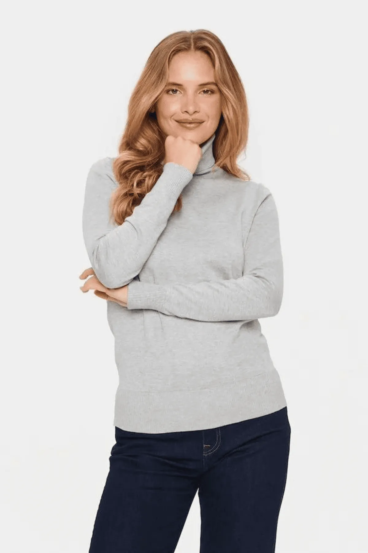 MILA ROLLNECK KNIT GREY