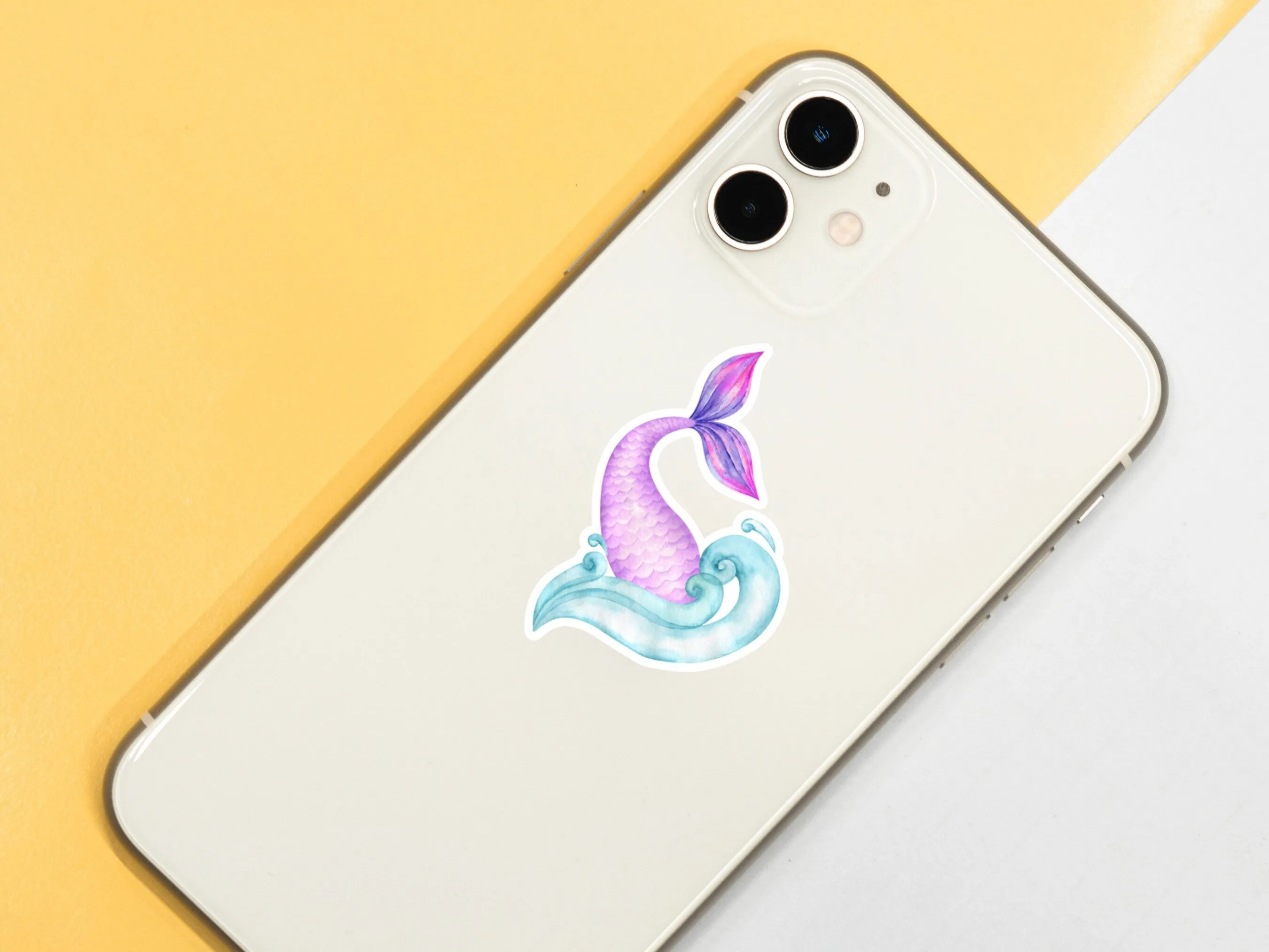 Mini Mermaid Sticker Sheet Cute Whimsical Small Sticker