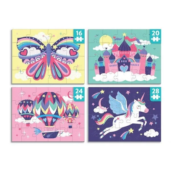 Mudpuppy Unicorn Magic Level Up! Puzzle Set