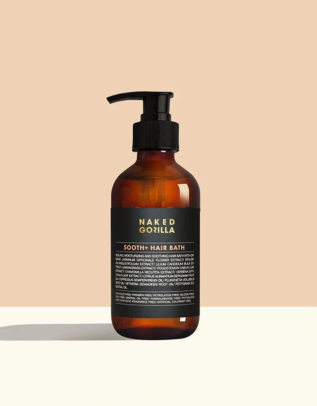 Naked Gorilla - Sooth  Hair Bath, 250ml, Sensitive Scalp Shampoo