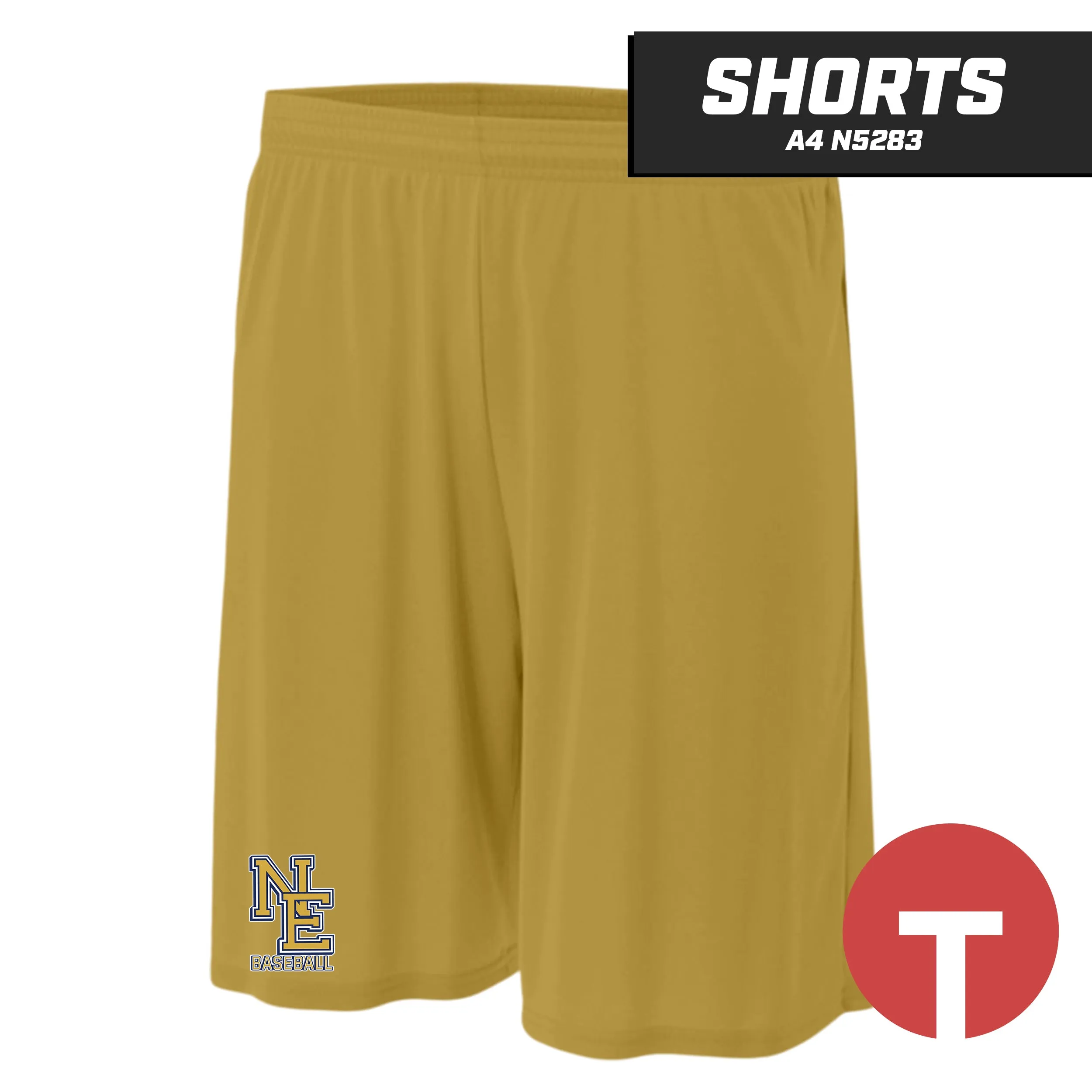 New Egypt Baseball - Short A4 Apparel N5283