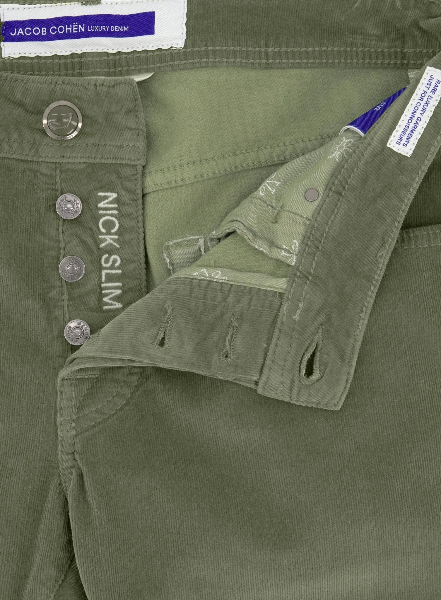Nick Slim-fit Geribde Jeans