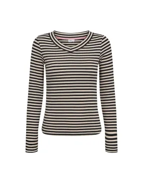 Numph Nuurban Longsleeve Top Caviar
